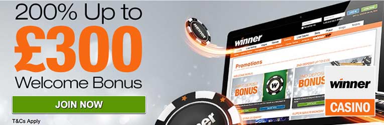 winner casino free spins offer